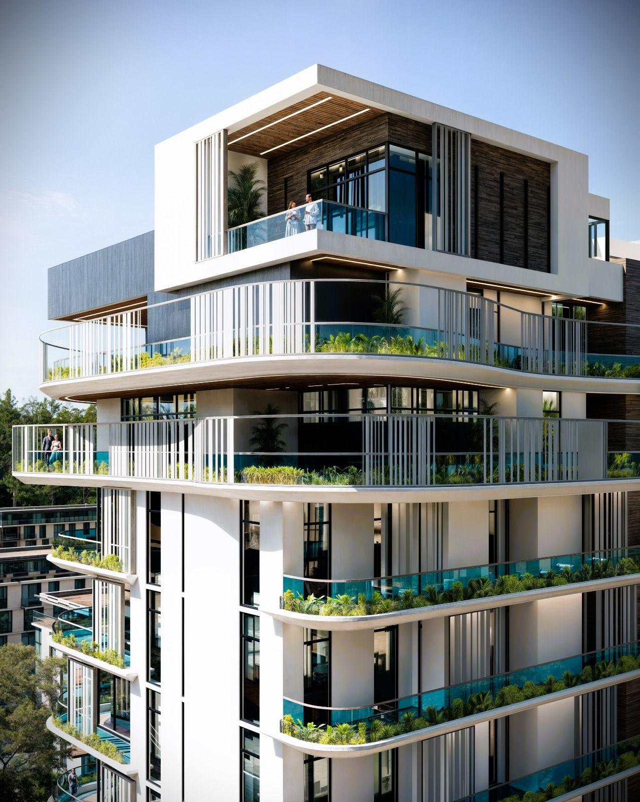 Penthouse terraces, Blue Horizon, artist’s impression
